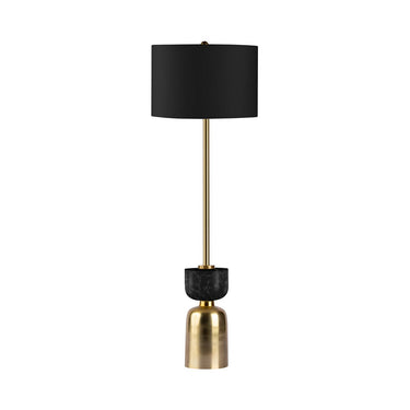 Leuchten Marmor - Eisenmix Stoffschirm elegant vergoldet – Cirus 225 | Kayoom - Esszett Luxury | Stilvolles Wohnen mit Charakter