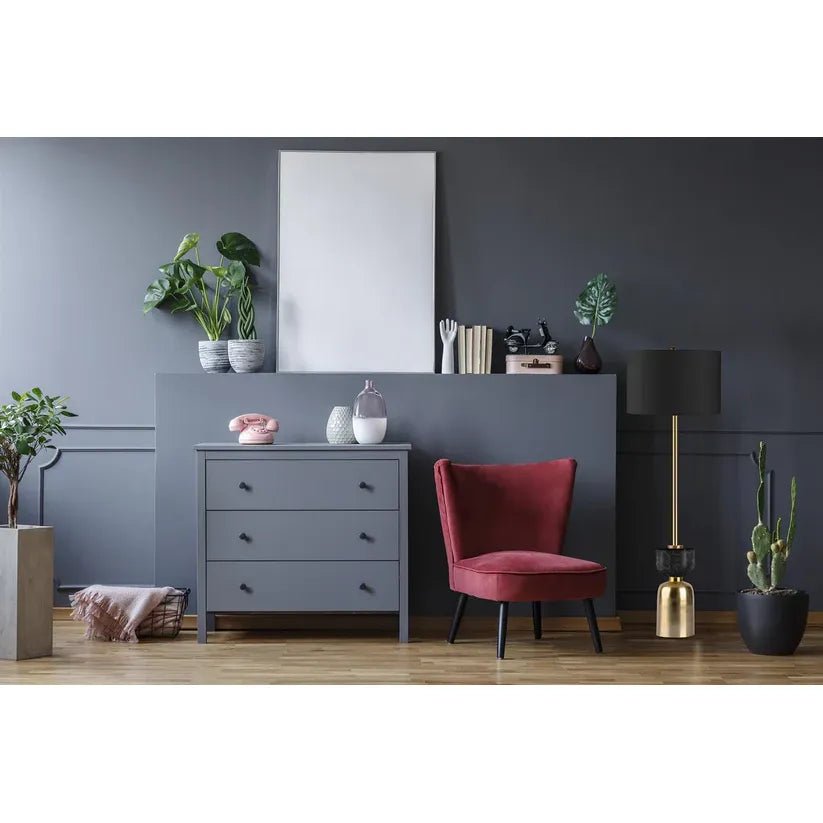 Leuchten Marmor - Eisenmix Stoffschirm elegant vergoldet – Cirus 225 | Kayoom - Esszett Luxury | Stilvolles Wohnen mit Charakter