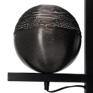 Leuchten Eisenstruktur handgefertigte Kugenelemente elegantes Schwarz – Eclipse 125 | Kayoom - Esszett Luxury | Stilvolles Wohnen mit Charakter
