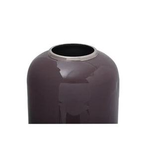 Vase im Art - Deco - Stil mit goldener Struktur beerenfarbener Oberfläche und eleganter Form – Art Deco 205 | Kayoom - Esszett Luxury | Stilvolles Wohnen mit Charakter