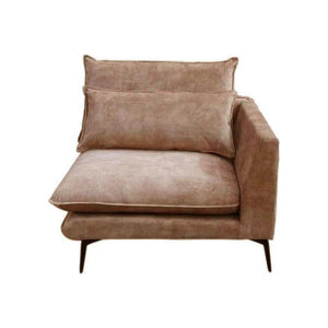 Flow Sofa Adroa 132 Gold Chaiselongue links von PTMD - Esszett Luxury | Stilvolles Wohnen mit Charakter