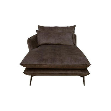 Flow Sofa Adroa 132 Gold Chaiselongue links von PTMD - Esszett Luxury | Stilvolles Wohnen mit Charakter
