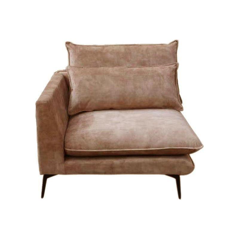 Flow Sofa Adroa 132 Gold Chaiselongue links von PTMD - Esszett Luxury | Stilvolles Wohnen mit Charakter