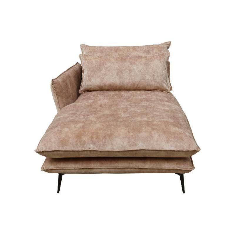 Flow Sofa Adroa 132 Gold Chaiselongue links von PTMD - Esszett Luxury | Stilvolles Wohnen mit Charakter