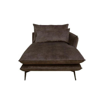 Flow Sofa Adroa 132 Gold Chaiselongue links von PTMD - Esszett Luxury | Stilvolles Wohnen mit Charakter