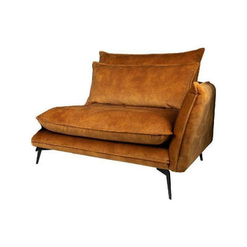 Flow Sofa Adroa 132 Gold Chaiselongue links von PTMD - Esszett Luxury | Stilvolles Wohnen mit Charakter