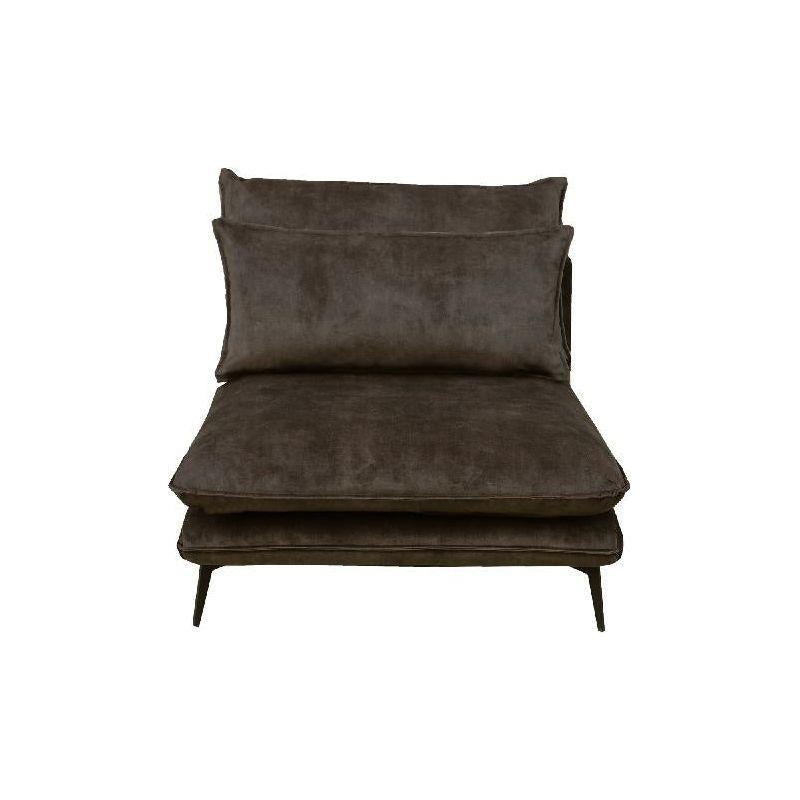Flow Sofa Adroa 132 Gold Chaiselongue links von PTMD - Esszett Luxury | Stilvolles Wohnen mit Charakter