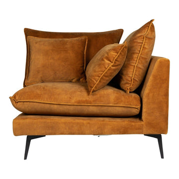 Flow Sofa Adroa 132 Gold Eckstück von PTMD - Esszett Luxury | Stilvolles Wohnen mit Charakter