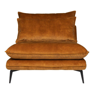 Flow Sofa Adroa 132 Gold Mittelteil von PTMD - Esszett Luxury | Stilvolles Wohnen mit Charakter