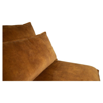 Flow Sofa Adroa 132 Gold Mittelteil von PTMD - Esszett Luxury | Stilvolles Wohnen mit Charakter