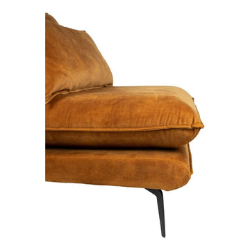 Flow Sofa Adroa 132 Gold Mittelteil von PTMD - Esszett Luxury | Stilvolles Wohnen mit Charakter