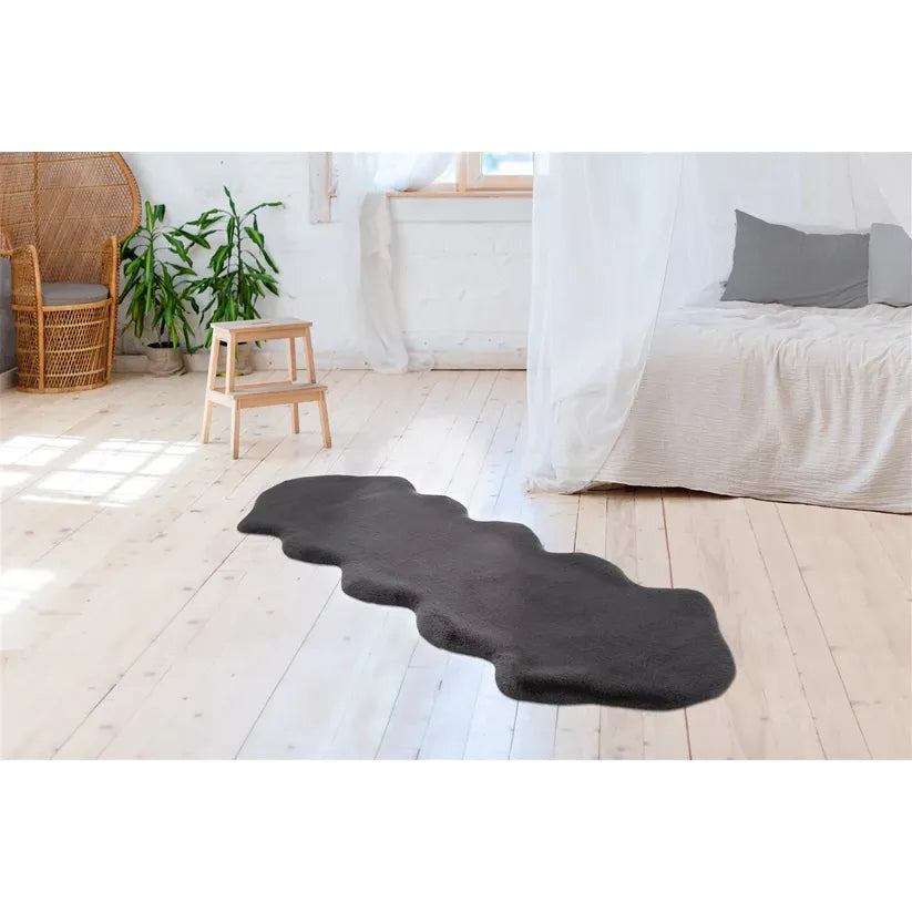 Rug double lambskin shape cuddly high pile non-slip backing – Rabbit Double Sheepskin 300 | Kayoom