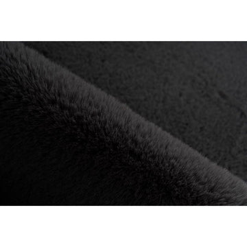 Teppich – Anthrazit Farbe, Doppelte Form, Weicher Flor - Rabbit Double Sheepskin 325 | Kayoom