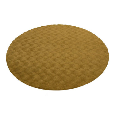Teppich – Honigfarbener Luxus, Weicher Hochflor, Baumwollmix 200 cm - Glow 825 | Kayoom
