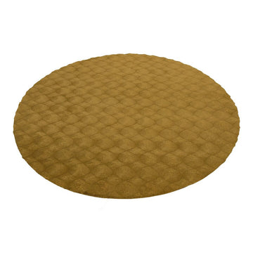Teppich – Honigfarbener Luxus, Weicher Hochflor, Baumwollmix 200 cm - Glow 825 | Kayoom