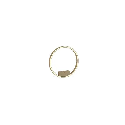 Deckenleuchte – Messingfarbenes Aluminium, 25W Leistung, Neutralweiß, Ø40 cm - Rim | Maytoni