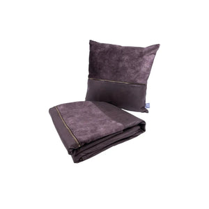 Decken & Kissen - Set – Kunstleder Deko - Reißverschluss Unifarben – Picco 125 | Kayoom - Esszett Luxury | Stilvolles Wohnen mit Charakter