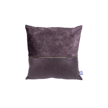 Decken & Kissen - Set – Kunstleder Deko - Reißverschluss Unifarben – Picco 125 | Kayoom - Esszett Luxury | Stilvolles Wohnen mit Charakter