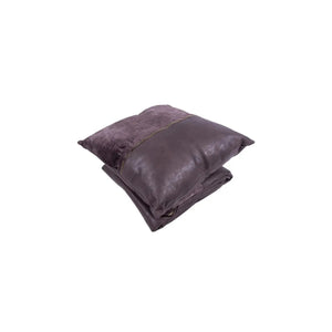 Decken & Kissen - Set – Kunstleder Deko - Reißverschluss Unifarben – Picco 125 | Kayoom - Esszett Luxury | Stilvolles Wohnen mit Charakter