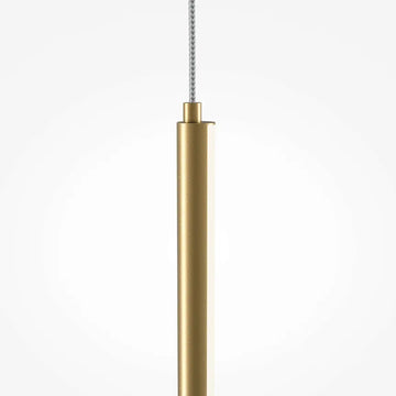 Pendelleuchte – Messingfarbenes Aluminium, 11 W Leistung, IP20 Schutzart, 375,0 cm Höhe - Halo | Maytoni