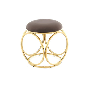 Hocker Samtbezug Edelstahlgestell in Roségold Drehfunktion Stauraum – Whitney 325 | Kayoom - Esszett Luxury | Stilvolles Wohnen mit Charakter