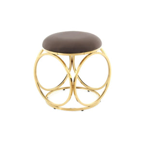 Hocker Samtbezug Edelstahlgestell in Roségold Drehfunktion Stauraum – Whitney 325 | Kayoom - Esszett Luxury | Stilvolles Wohnen mit Charakter