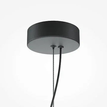 Pendant Lamp with Black Chrome Finish & Glass Sphere – Flat | Maytoni