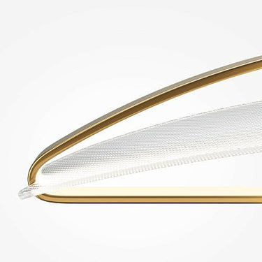 Pendelleuchte Messingfarbenes Metall Bernsteinfarbenes Glas Mehrfachkopf LED 34 W – Breeze | Maytoni - Esszett Luxury | Stilvolles Wohnen mit Charakter