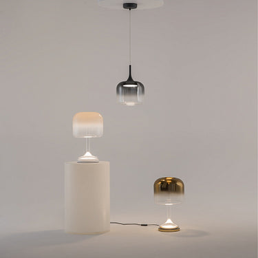 Pendant Lamp Black Metal Crystal Shade Height Adjustable – Spirito | Maytoni