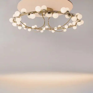 Deckenleuchte – Gold Finish, Edelstahlgehäuse, 72 W Leistung, 25 cm Höhe, 360° Licht - Tessara | Maytoni