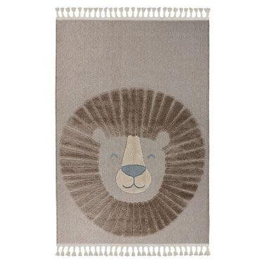 Teppich – Löwenmotiv, Polypropylen, Grauton, 120 x 170 cm - Modena 424 | Kayoom