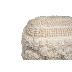 Hocker Wolle Handgefertigt Boho - Design Fransen & Quasten – Bohist 125 | Kayoom - Esszett Luxury | Stilvolles Wohnen mit Charakter