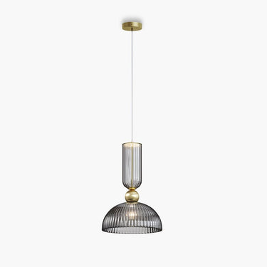 Pendelleuchte Goldfarbener Metallrahmen Rauchgrauer Glasschirm 2×E14 40 W – Antic | Maytoni - Esszett Luxury | Stilvolles Wohnen mit Charakter