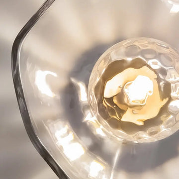Wall Lamp Brushed Brass, Metal Frame, Cast Glass Accent, Modern – Miracle | Maytoni