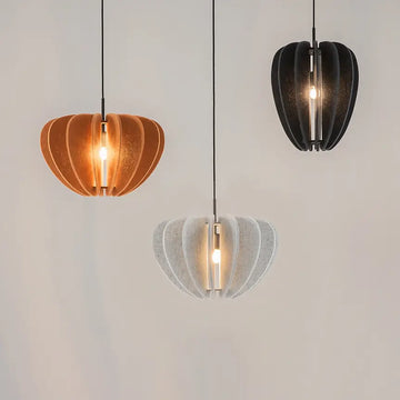 Pendant light Felt shade black metal frame & modern design – Cambio | Maytoni