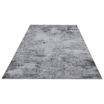 Teppich – Minimalistisches Design, Kurzflor Struktur, Graue Optik, 120 x 170 cm - Elegantica 330 | Kayoom