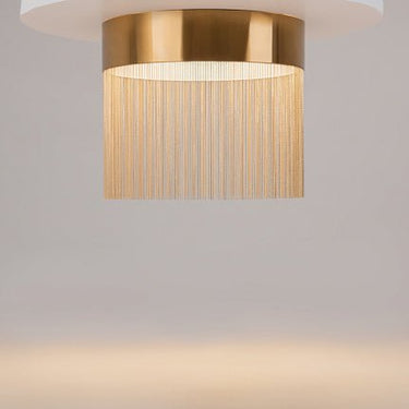 Deckenleuchte Gold‑Metallrahmen Integrierte LED (18 W) & Schmuck‑Kettendekor – Imaginary | Maytoni - Esszett Luxury | Stilvolles Wohnen mit Charakter
