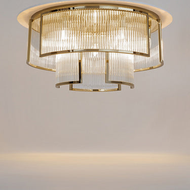 Deckenleuchte Gold-Finish & Kristallelemente - Frame | Maytoni