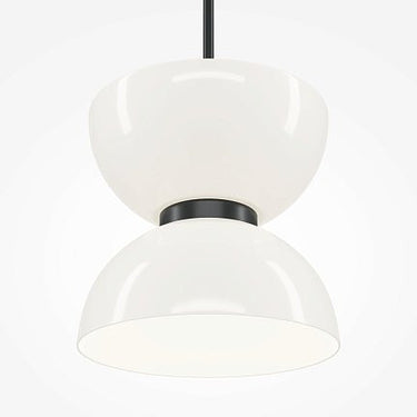 Pendelleuchte Schwarzes Metall Marmorsockel & weißer Glasdiffusor – Kyoto MOD178PL‑L11B3K | Maytoni - Esszett Luxury | Stilvolles Wohnen mit Charakter