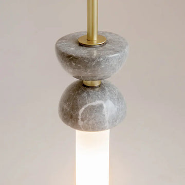 Pendelleuchte – Goldfarbenes Metall-Marmor, 28 W Leistung, G9 Fassung, 336,5 cm Höhe - Kyoto | Maytoni