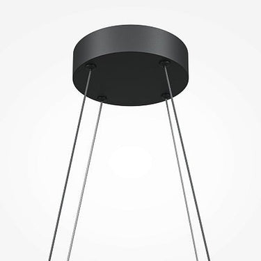 Pendelleuchte Mattschwarzes Finish Lineares Design & Integrierte LED – Halo | Maytoni - Esszett Luxury | Stilvolles Wohnen mit Charakter
