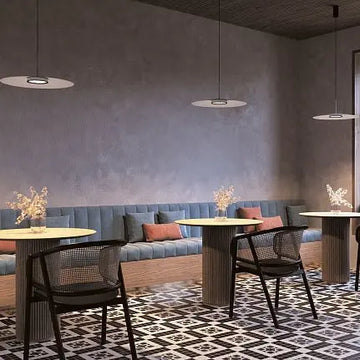 Pendant Lamp White Flower Glass Body Integrated LED & Matte White Metal Casing – El | Maytoni