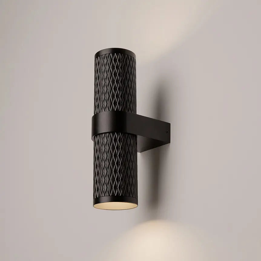 Wandleuchte – Schwarzes Aluminium, 2× GU10 Fassung, 10 W Leistung - Focus Design | Maytoni