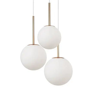 Pendant Lamp Modern Black Metal Matt White Glass LED 40W – Basic Form | Maytoni