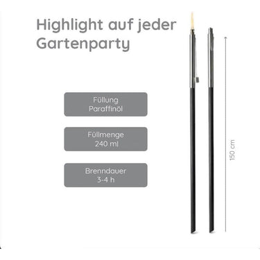 Gartenfackel - Alpha von Philippi - Esszett Luxury | Stilvolles Wohnen mit Charakter