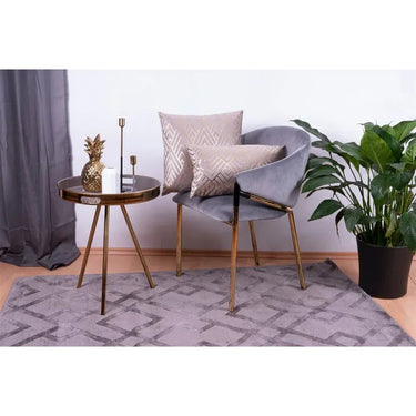 Kissen Samtbezug Retro‑Muster Abnehmbarer Bezug – Prisma 225 | Kayoom - Esszett Luxury | Stilvolles Wohnen mit Charakter