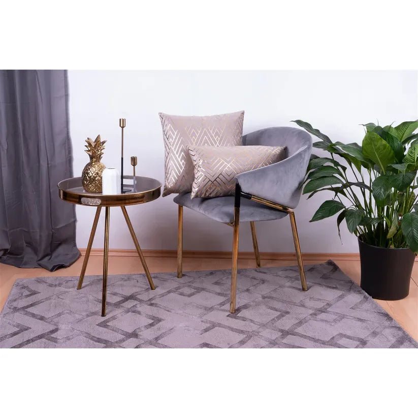 Kissen Samtbezug Retro‑Muster Abnehmbarer Bezug – Prisma 225 | Kayoom - Esszett Luxury | Stilvolles Wohnen mit Charakter