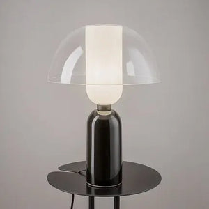 Tischleuchte – Schwarzes Metall, Keramik und Glas, 1× E14 Fassung, 40 W Leistung, Ø30 cm - Memory | Maytoni