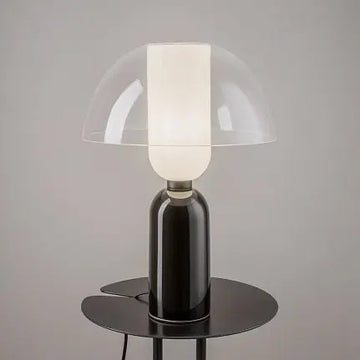 Table lamp with modern metal, ceramic, and glass accent, dimmable and energy-saving LED – Memory | Maytoni