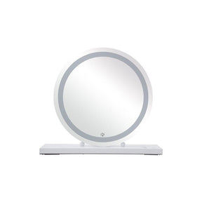 Spiegel mit LED - Ringlicht stufenlos dimmierbar & schwarzer Metallrahmen – Glamory 125 | Kayoom - Esszett Luxury | Stilvolles Wohnen mit Charakter